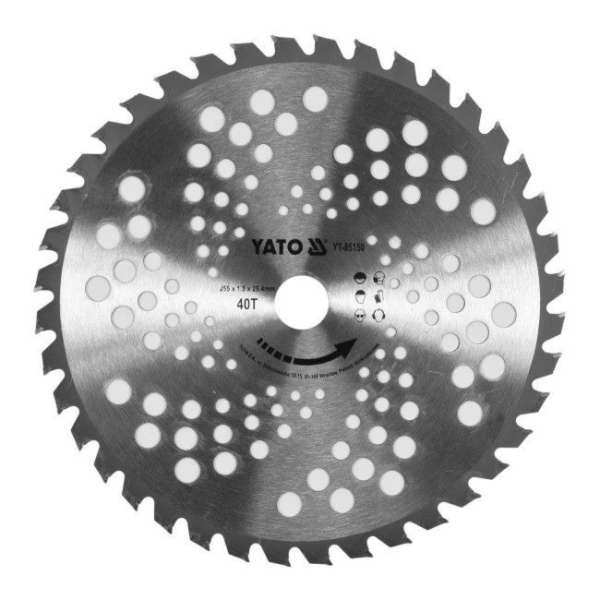Čepel Tct pro vyžínače 25,5/25,4 cm
