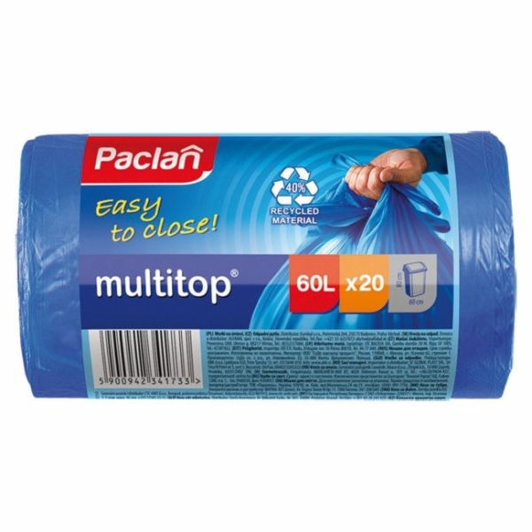 Pytle na odpad Paclan, 60l, 24 ks.