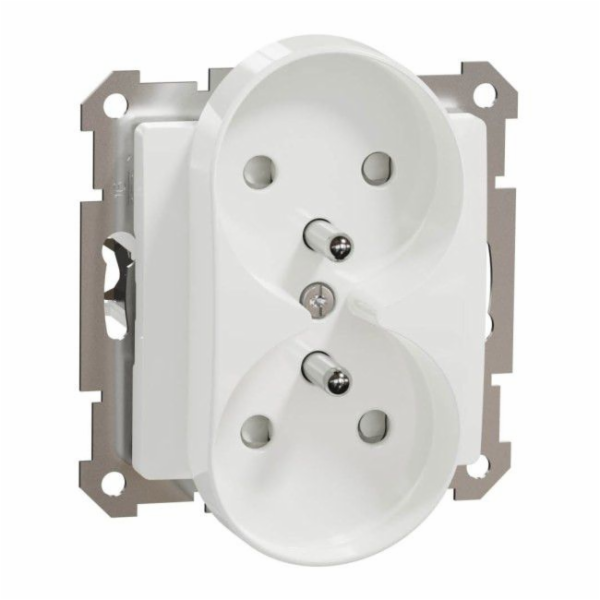 Dvojitá zásuvka Schneider Electric Sedna Design&Elements ...