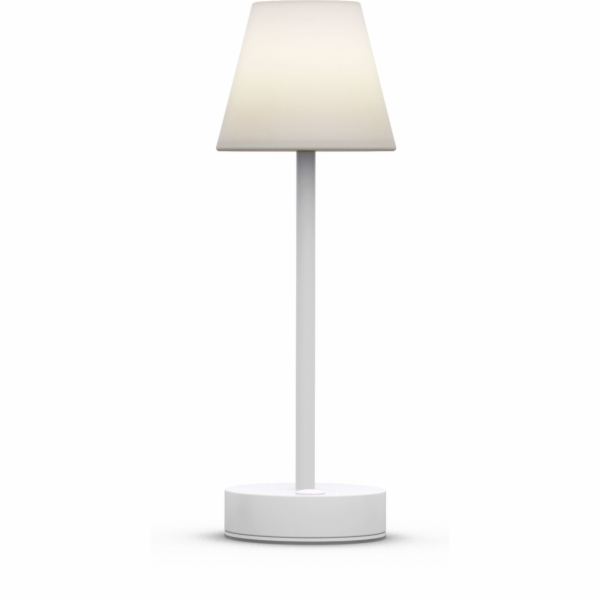 New Garden Lola Slim 30  Battery Table Lamp White
