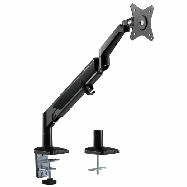 Černý držák na stůl Ergo Office s plynovou pružinou, 17"-...