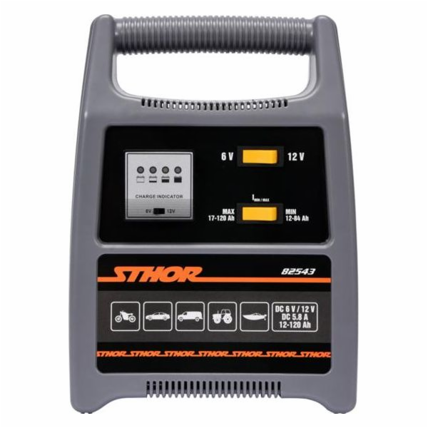 Usměrňovač, Sthor 6/12 V 8 A, 120 Ah