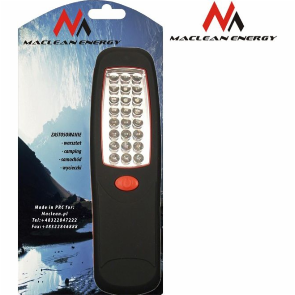 Maclean 24 LED Inspection Light  Magnet  Hook  3xAA  MCE03
