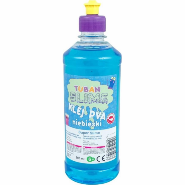Klej do papieru PVA 500 ml niebieski