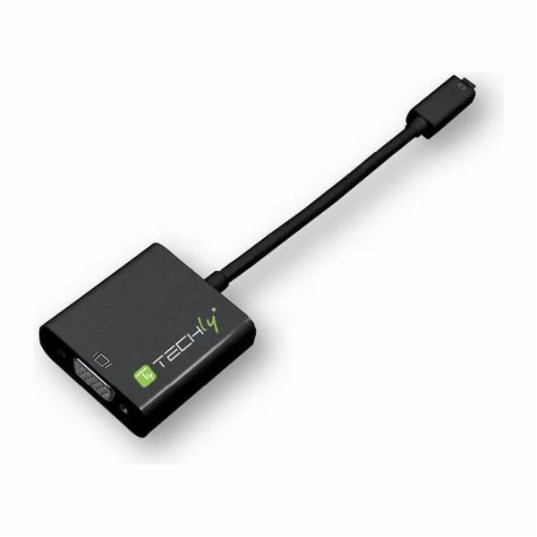 Konwerter micro HDMI (D) męski na VGA żeński