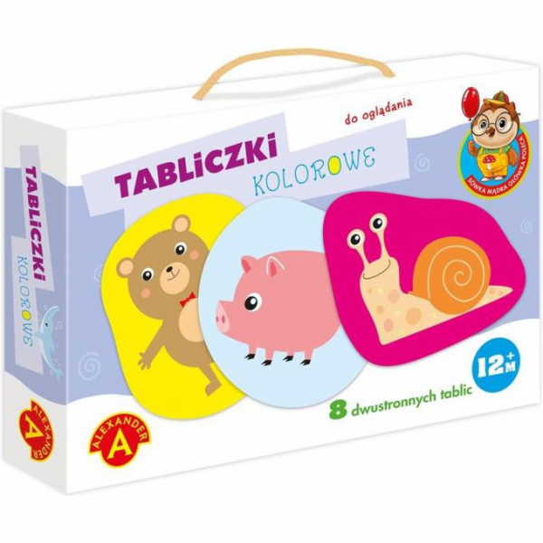 Barevné znaky sova moudrá hlava