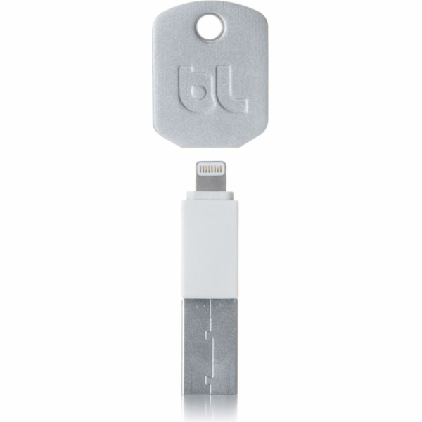 KII dongle USB Lightning nabíječka bílá