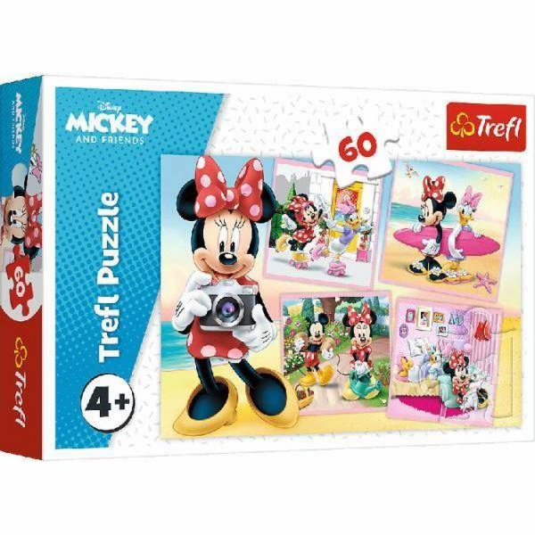 Trefl Puzzle 60 dílků Lovely Minnie 17360