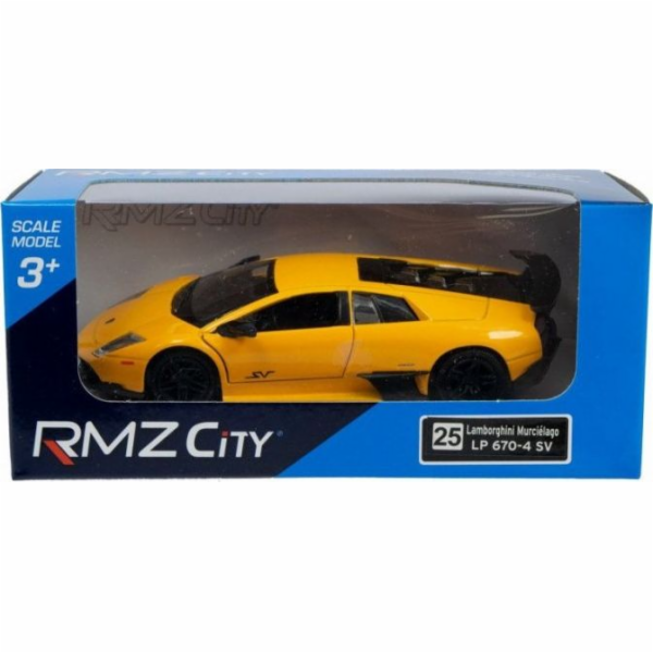 Kovový model RMZ Lamborghini Murcielago žlutá