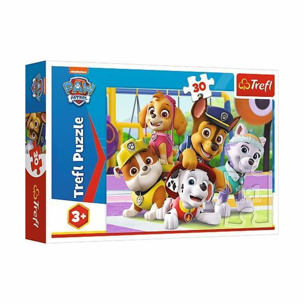 Puzzle 30 dílků Tlapková patrola vždy včas