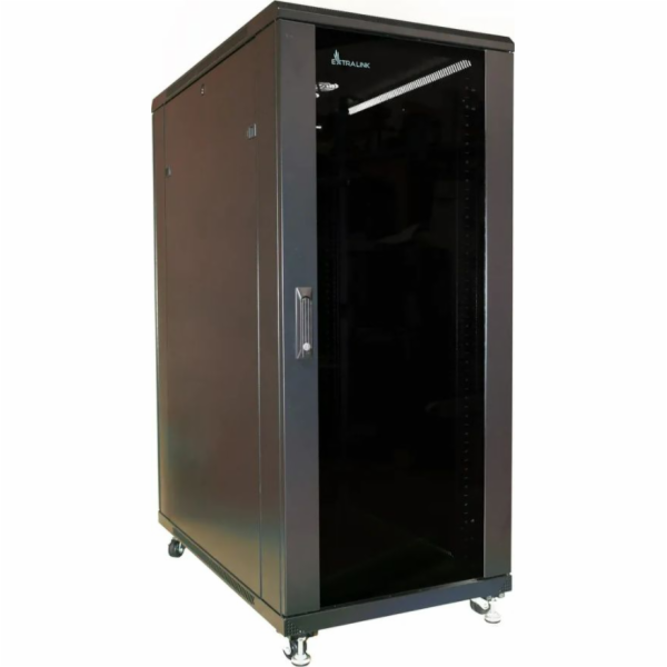 Extralink Rackmount cabinet 27U 800x800 Black standing