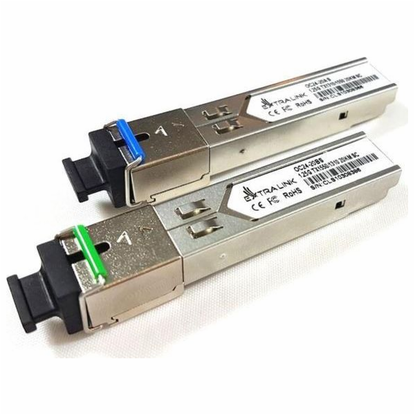 SFP1.25G SFP moduly WDM 1310 / 1550nm 20km v jednom režimu