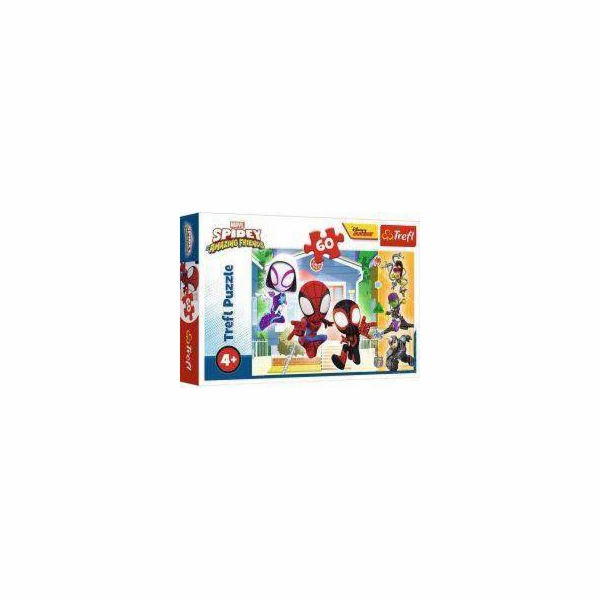 Puzzle 60 dílků Ve světě Spideyho Spidermana