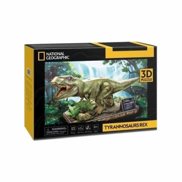 CubicFun - Puzzle 3D Tyrannosaurus REX 52 dílků