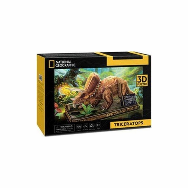 Puzzle 3D National Geographic - Triceratops