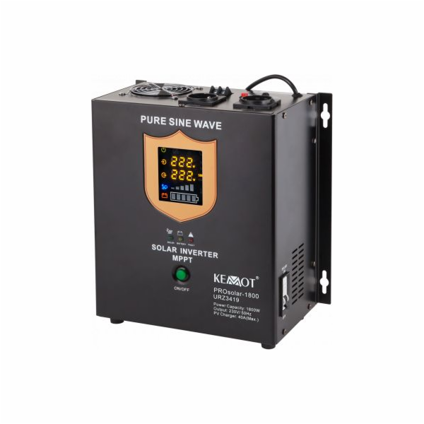 Měnič napětí KEMOT PROsolar-2500 1800W 24V Black