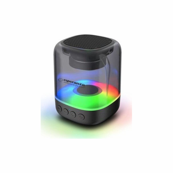 Esperanza EP154 BT FM LED RGB reproduktor černý 3W
