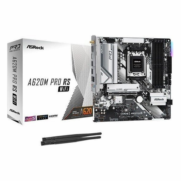 ASROCK Základná doska A620M Pro RS WiFi