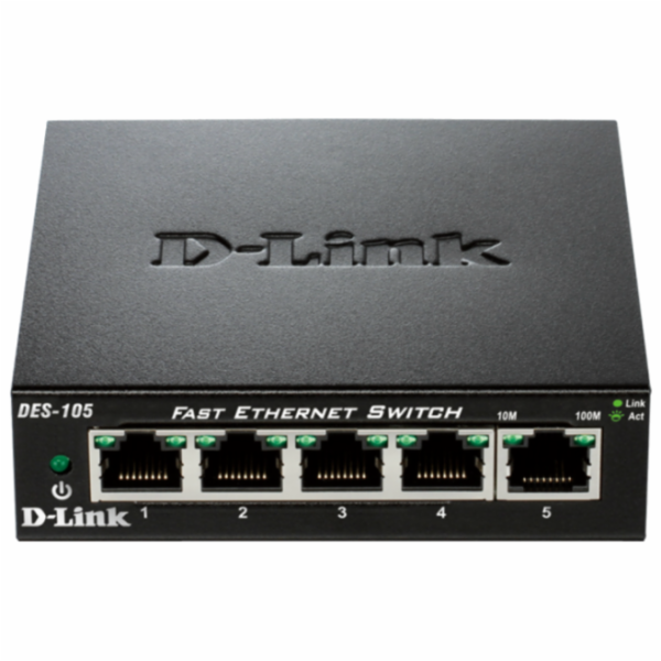 D-Link DES-105/E 5-port switch