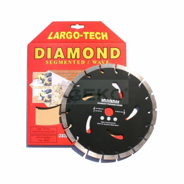 Diamantový kotouč na beton segmentový 230x22,2mm GEKO G00284