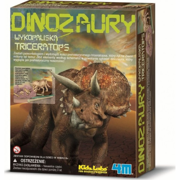 Zestaw naukowy Wykopaliska - Triceratops