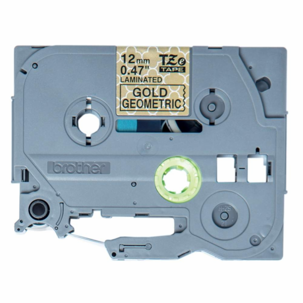 BROTHER TZEMPGG31 Páska Brother tape 12mm Gold geometric ...