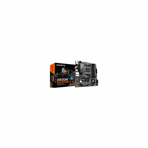 Gigabyte MB Sc AM5 A620M GAMING X AX, AMD A620, 4xDDR5, 1...