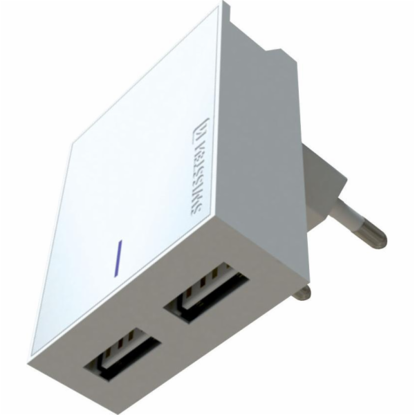 Swissten Síťový Adaptér Smart Ic 2X Usb 3A Power + Datový...