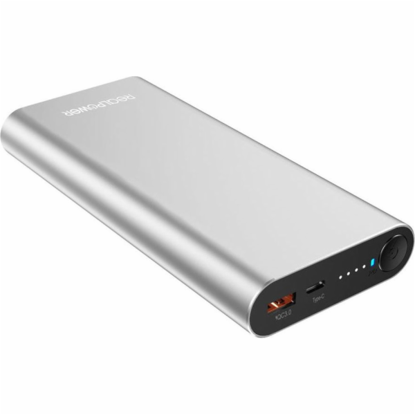 Powerbanka Realpower PB-20000PD Pro 20000mAh stříbrná