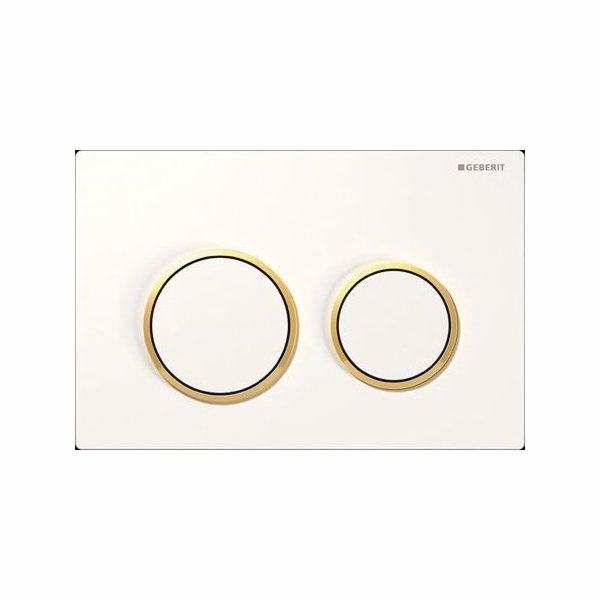 Geberit Omega 20 splachovací tlačítko pro toaletu zlato (...