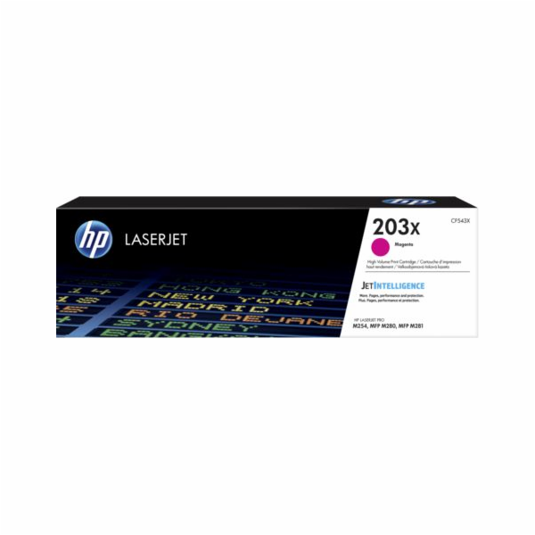 Originální purpurový toner HP 203X (CF543X)