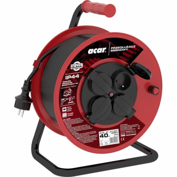 Acar Acar M01903 prodlužovací kabel navijáku 40m černý