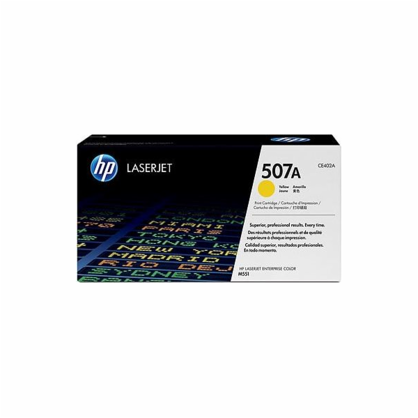 Originální žlutý toner HP 507A (CE402A)