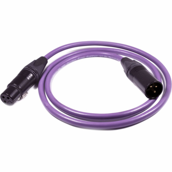 Melodika XLR - XLR kabel 8m fialový