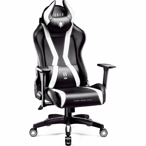 Židle Diablo X-Horn 2.0 Černé a bílé křeslo (velikost L)
