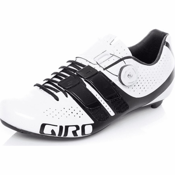 Giro Men s Factor Techlace White Black Shoes, 41 (GR-7077...