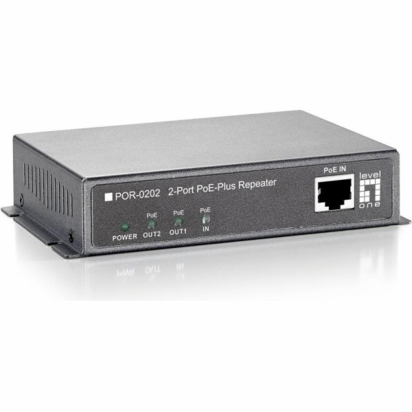 LevelOne POR-0202 2-Port PoE-Repeater