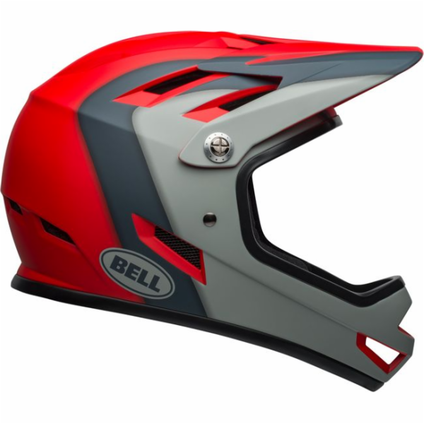 Bell Full Face Sanction představuje Matte Crimson Slate G...