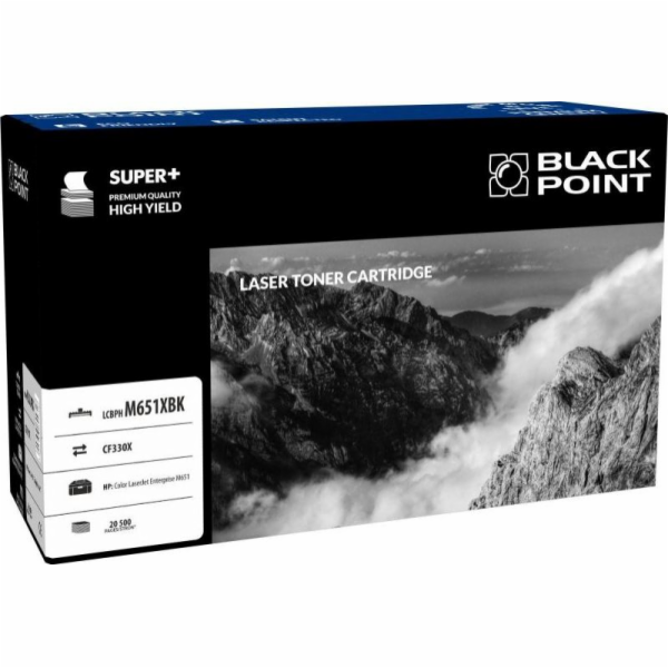 Toner Black Point LCBPM651XBK Náhradní černý 654X (BLH651...