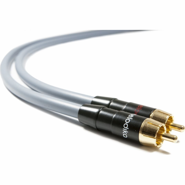 Melodika RCA (Cinch) x2 - RCA (Cinch) x2 kabel 25m šedý