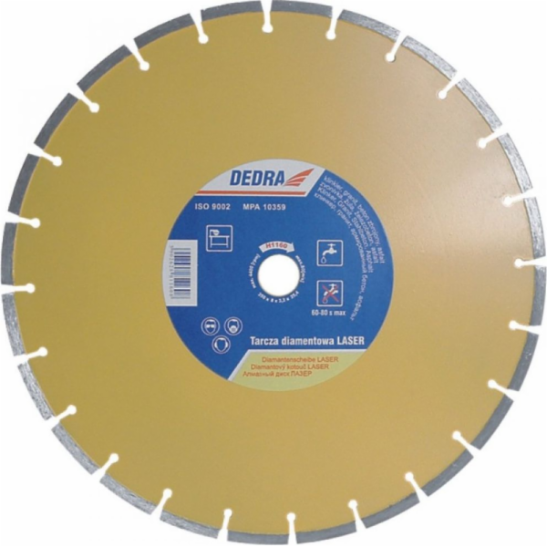 Dedra řezací kotouč na beton 400 x 25,4 mm (H1161-40)