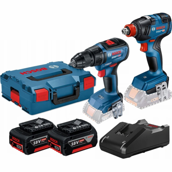 Bosch Bosch.Pap 18V GSR 18V-50 Screwdriver + GDX 18V-200 ...