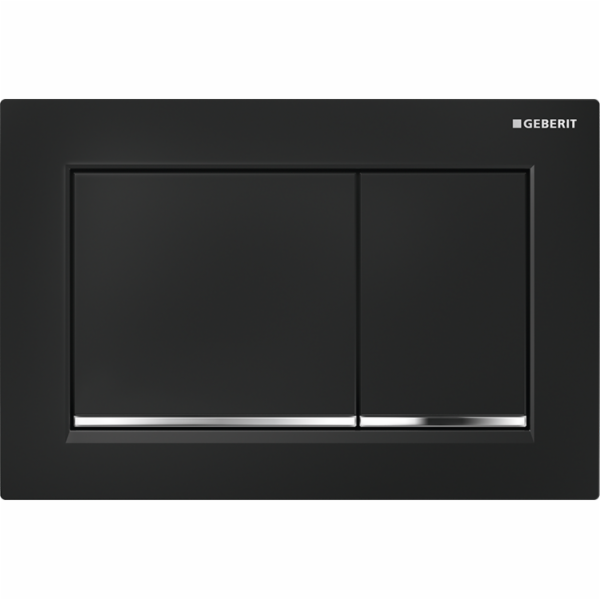 Geberit Omega 30 splachovací tlačítko pro WC, černé (115....