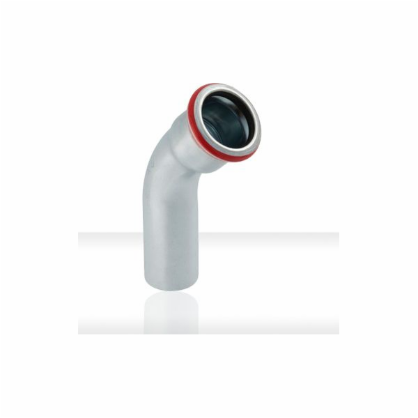 Geberit One-Chick-Head Knee Mapress C-Stahl 45 ° 88,9 mm ...
