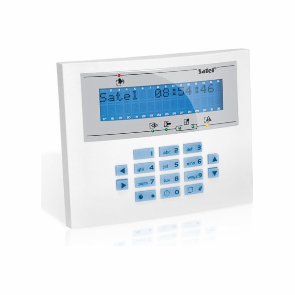 Satel LCD Manipulator Blue Integra podsvícení (int-KLCDL-BL)
