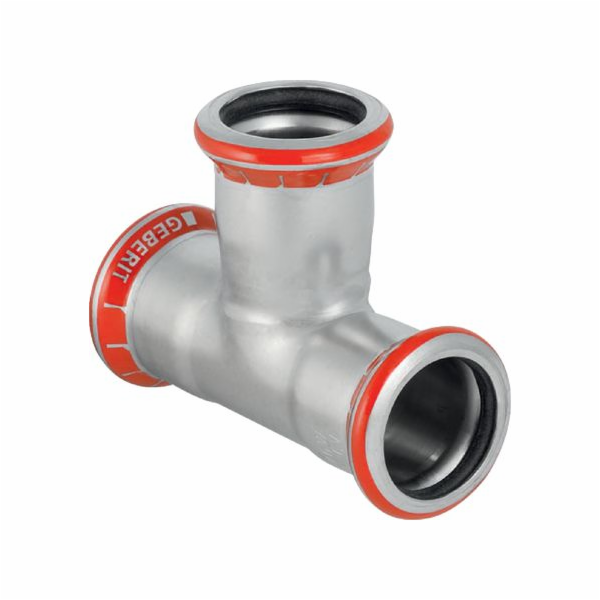 Geberit Tee Mapress C-stahl s rovným otvorem 66,7 mm (21012)