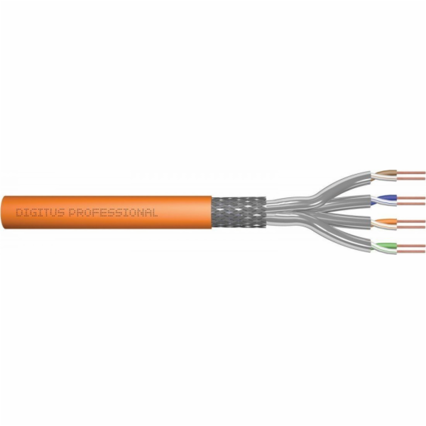Kabel Assmann ICT S/FTP Kategorie 7 LSZH Orange Wire B2CA...