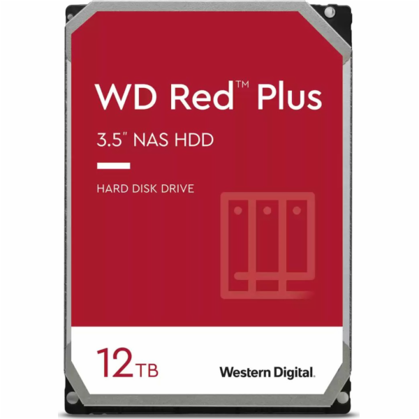 Serverový disk WD Red Plus 12TB 3,5   SATA III (6 Gb/s) (...