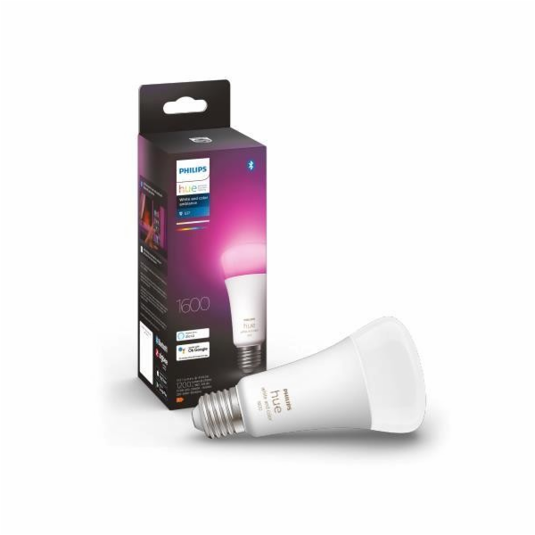 Philips Hue LED žárovka 1x13,5W E27 1600lm 2000-6500K RGB...