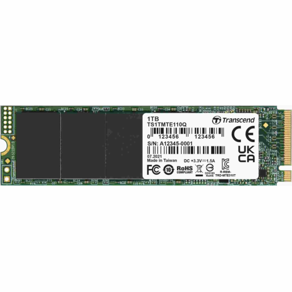 SSD Transcend Transcend 1TB M.2 2280PCIE GEN3X4 QLC DRAM-SL